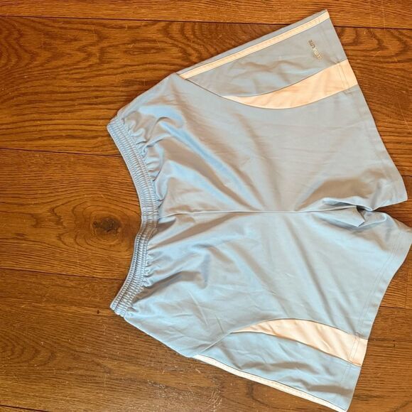 Adidas Light Blue Athletic Shorts - Picture 2 of 3